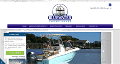 Desktop Screenshot of bluewateryachtsales.net